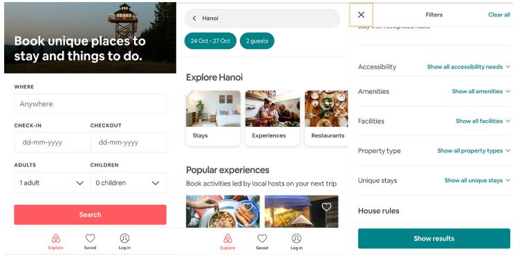 AirBnb Mobile UX